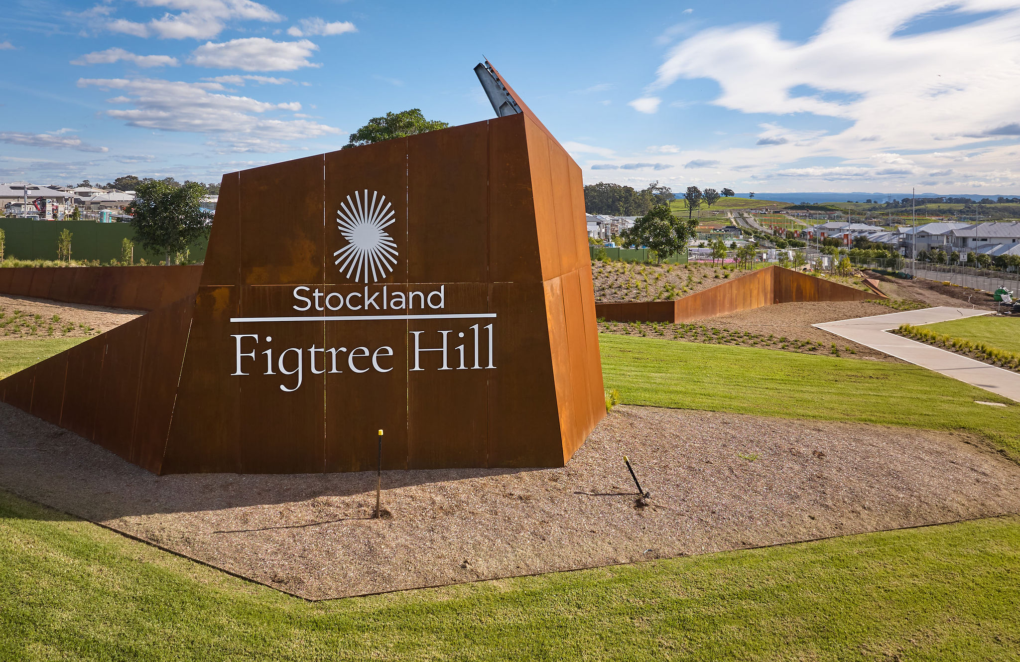 Stockland Figtree Hill entrance sign